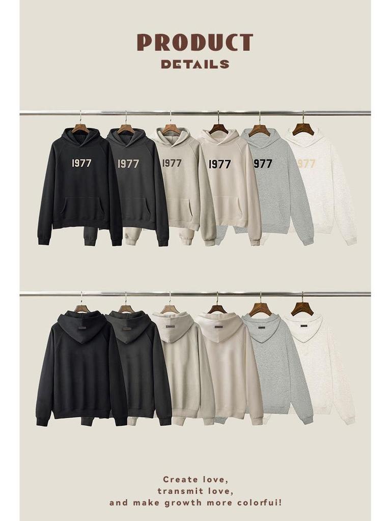 CrossFOG Essentials 1977 High Street Couple Hoodie for Men & Women