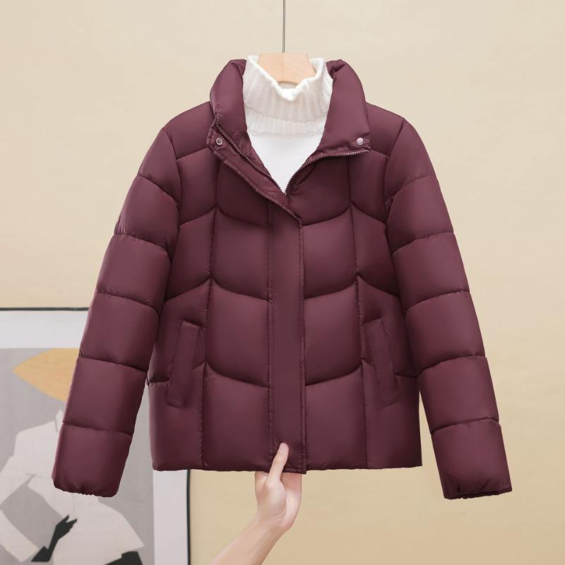 European bread clothes new short down cotton-padded clothes women's loose autumn and winter coats thickened jackets