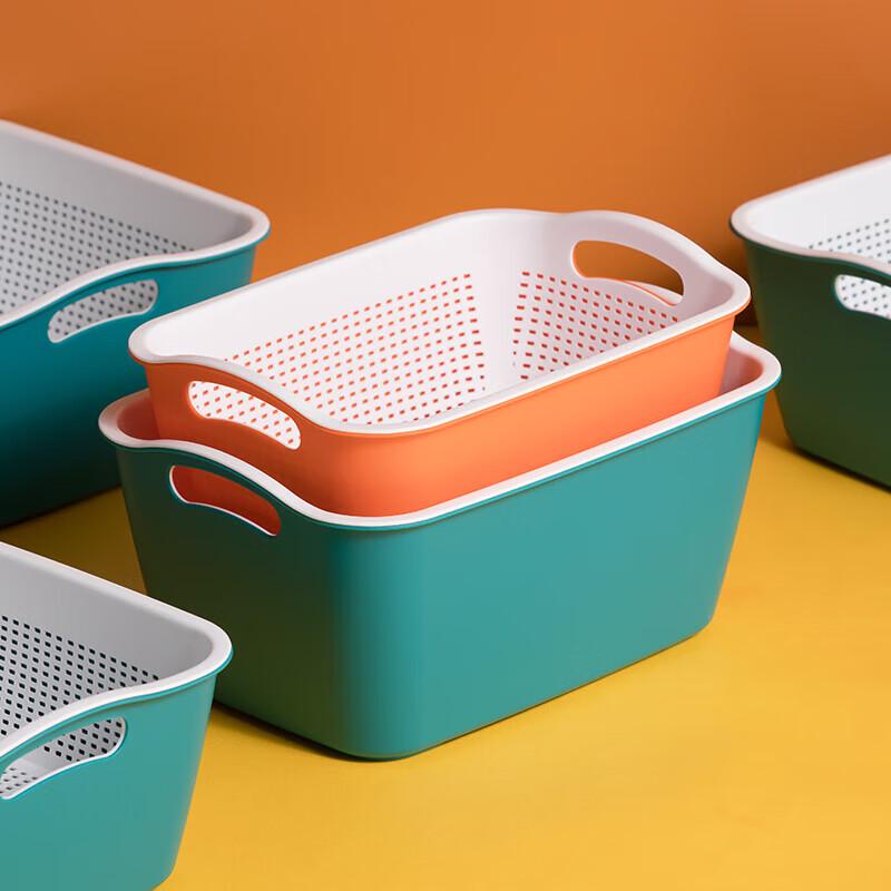 Chahua Double-Layer Plastic Drain & Washing Basket