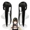 Anime Spy X Family Yor Forger Cosplay Wig Dress Suit Assassin Gothic Black Red Skirt Outfit Uniform Yor Briar Earring Long Hair