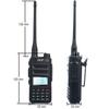 TYT TH-UV88 VOX Dwuzakresowy Walkie Talkie VHF 136-174MHz i UHF 400-480MHz 5W 200CH Scrambler Przenośny radiotelefon dwukierunkowy TYT FM Radio