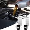 2Pcs Oil Funnel Holder Kits Funnel Organizer Include Aluminum Alloy Brackets Removable Cups Funnel Storage Rack for Garage Workshop