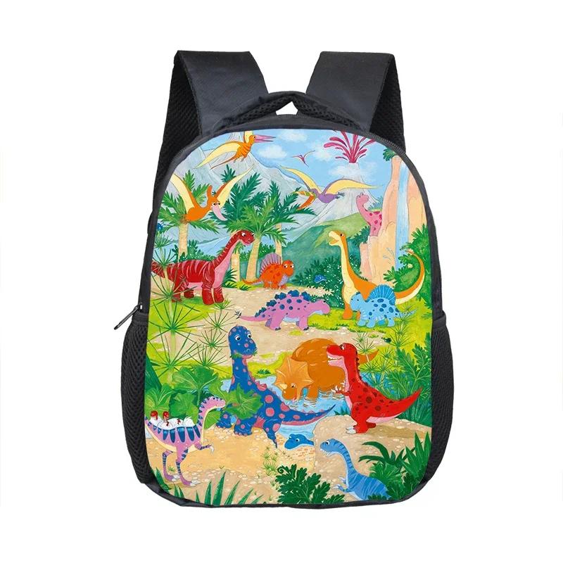 16 Inch Animals Dinosaur Backpacks Dinos Children School Bags Baby Toddler Bag Boys Backpack for Kids Kindergarten Bags Gift