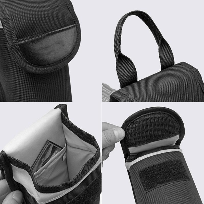 Custodia da Trasporto Flash Antiurto Borsa Organizzatrice Portatile da Viaggio con Imbottitura in Schiuma e Cinturino Progettata per la Facilità di Trasporto
