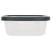 Durable Food Storage Containers 2Pack Stackable Nestable BPAFree Plastic Kitchen Storage Picnic Use Clear Lids Reusable