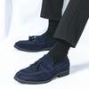 Fashion New Male blue Pointed Suede Leather Tassel Dress Shoes For Men's  Designer Wedding Party Loafers Sapatos Tenis Masculino