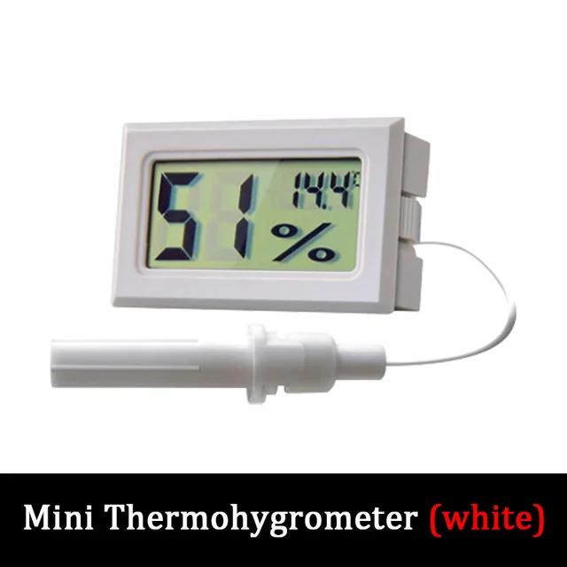 Mini Convenient Digital LCD Thermometer Sensor Hygrometer Gauge Refrigerator Aquarium Monitoring Display Humidity Detector