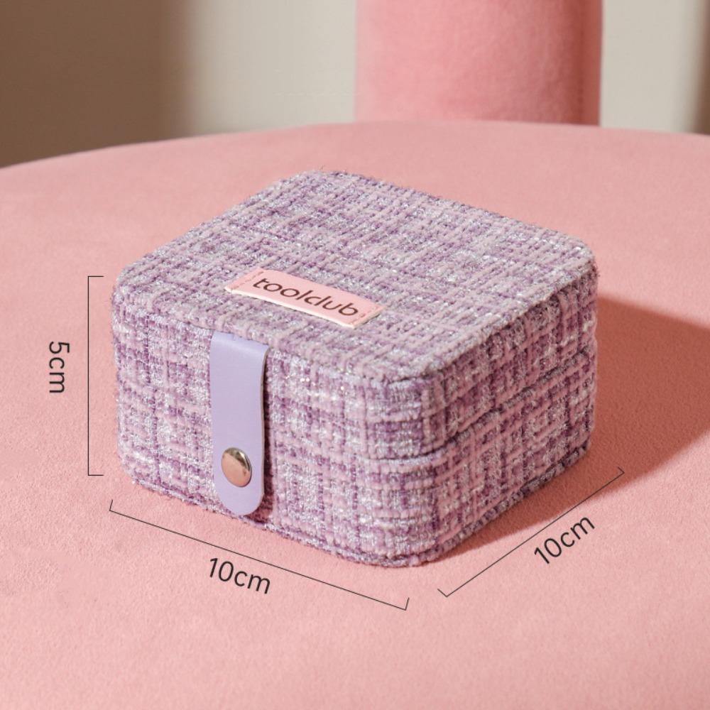 

Jacquard Fabrics Jewelry Packing Bag Rings Necklace Jewelry Holder Jewelry Display Box Travel фиолетовый