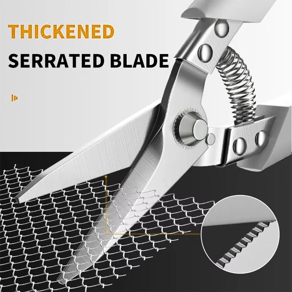 Rustproof Tin Snips Scissors Non-slip Handle Tin Snips Tools Cable Cutters  Industrial Use