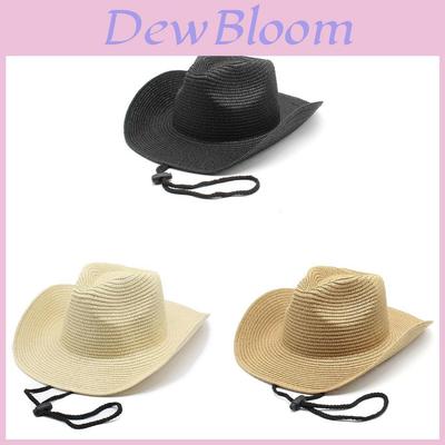 Western Cowboy Hat With Wide Brim For Outdoor Sun Protection Casual Wear Men Women
