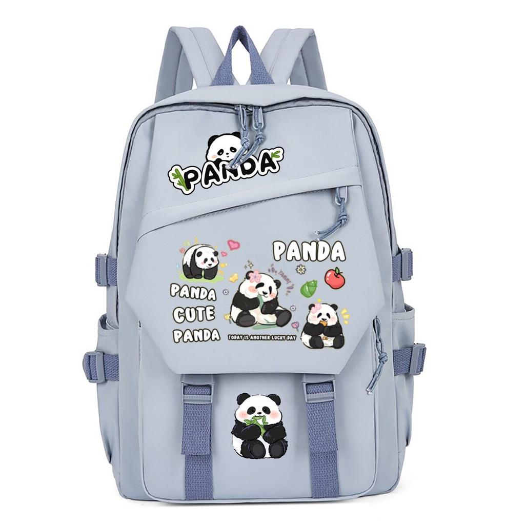 Panda Huahua Cartoon Printing Primary And Secondary School Students High Value Backpack Large Capacity Versatile School Bag