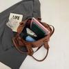 PU Leather Underarm Bag Retro Crossbody Bag with Adjustable Strap Tote Bags for Women