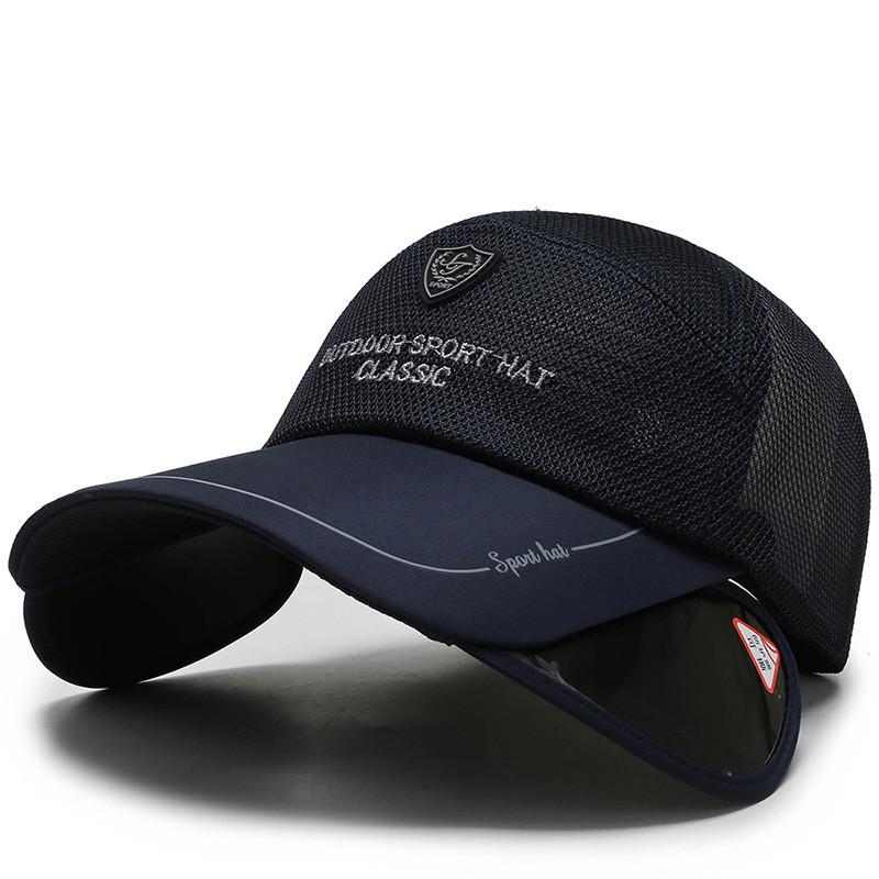 Letter Sport Outdoor Embroidery Fishing Hat Adjustable Sun Protection Breathable