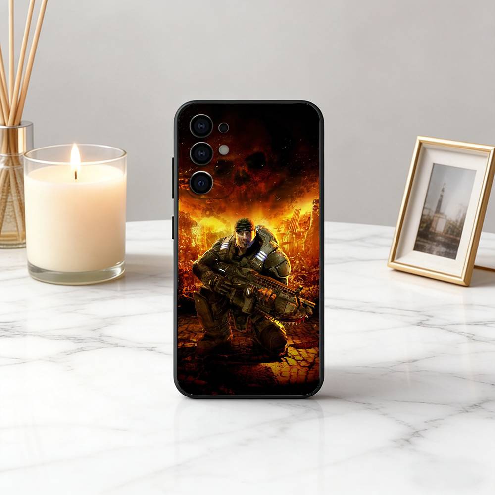 Game G-Gears Of W-War-es Phone Case For Samsung S25,S24,S21,S22,S23,S30,Ultra,S20,Plus,Fe,Soft Silicone Black Cover
