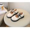Children's Shoes Spring and Autumn New Korean Version of Bow Girl Princess Shoes Students Single Shoes Small Black Leather Shoes Tide