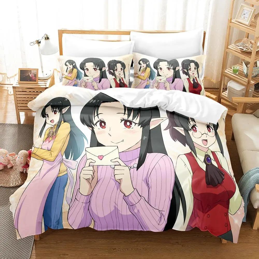 The Vampire Dies In No Time 2 Bedding Set Cartoon Anime three-piece Set Adult Kid Bedroom Duvet Cover Sets 3D Print Kawaii Anime