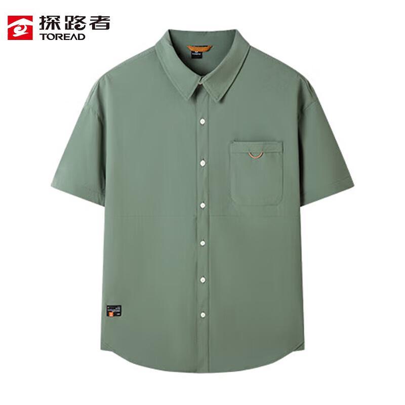 TOREAD Men s Outdoor Casual Short-Sleeve Shirt TAKKCM81303 L