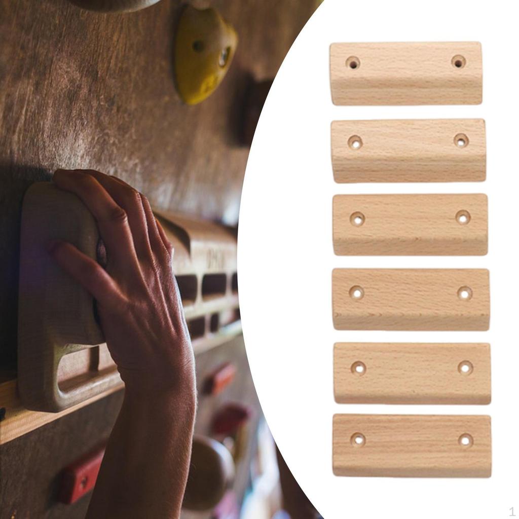 Rock Climbing Holds Training Board Fingerboard Grip Strengthener for Workout