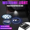 1/2pcs Car LED Door Welcome Light Laser Projector Lamp For VW Polo Passat B5 B6 B7 Golf 4 5 6 Tiguan Jetta GTI