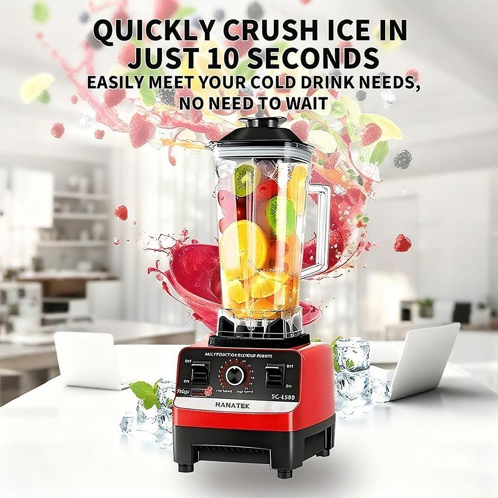 ArcticBreeze Versatile High-Power Blender Perfect For Making Shakes Soy Milk, Ice Crushing Fresh Juicing Smoothie Maker Kitchen Appliance