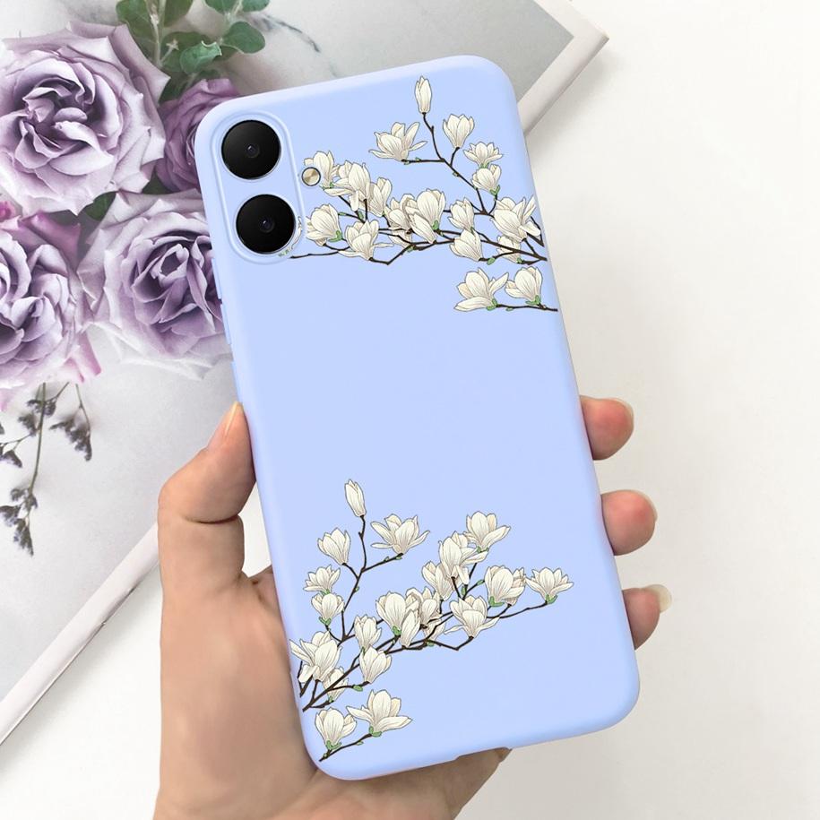 For Samsung Galaxy A05S 2023 Case Fashion Flower Soft Back Cover For Samsung A04 A04S A05 A05S SM-A057F Shockproof Silicone Capa