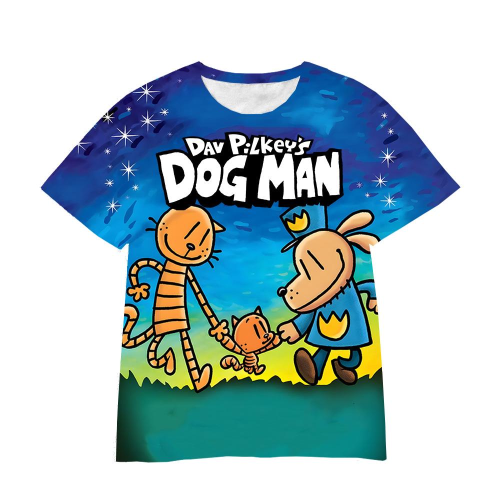 Tricouri pentru copii Câine anime băiat și fată Îmbrăcăminte pentru copii Imprimare digitală 3D Tricou personalizat cu desene animate Modă de vară pentru bărbați Mâneci scurte