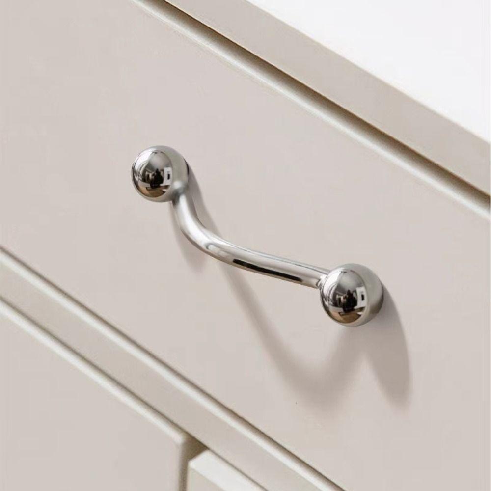 Zinc Alloy Wardrobe Door Handle Nordic Minimalist Drawer Handle Cabinet Knob Bedroom Wardrobe