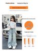 Girls' Korean Style Spring/Autumn Fashionable Casual Wide-Leg Jeans