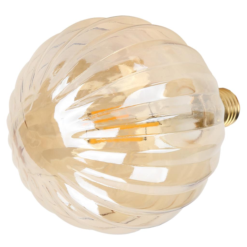 4W G125 Antike Glühbirne E27 WatermelonShape LED Filament Lampe Home Dekoration 220V warmes Licht(Gold )