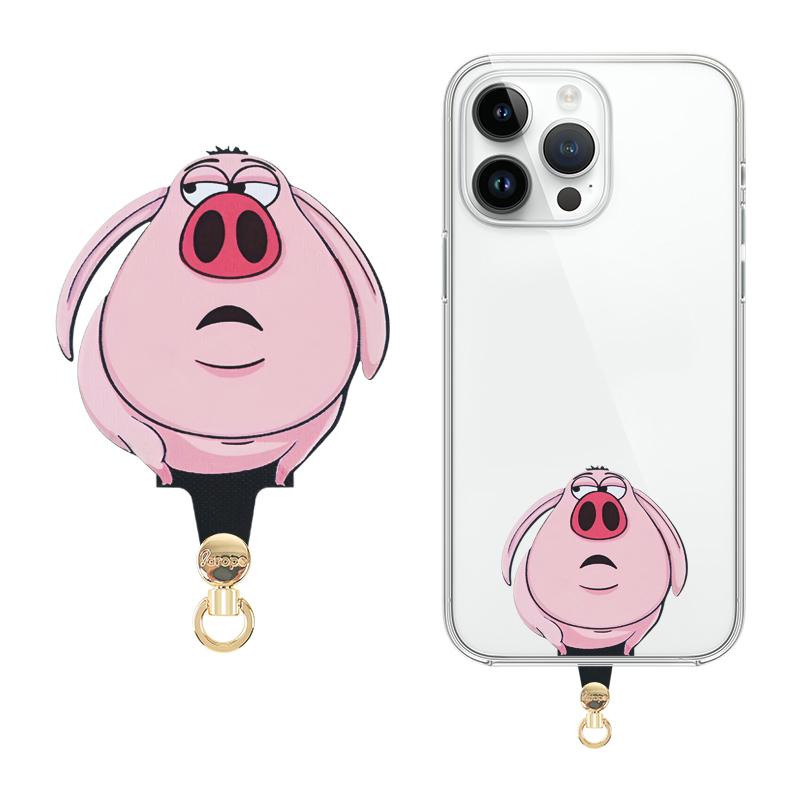 

AROPE Universal Phone Tether Tab 0.5mm Ultra-thin Cartoon Design Phone Lanyard Patch G