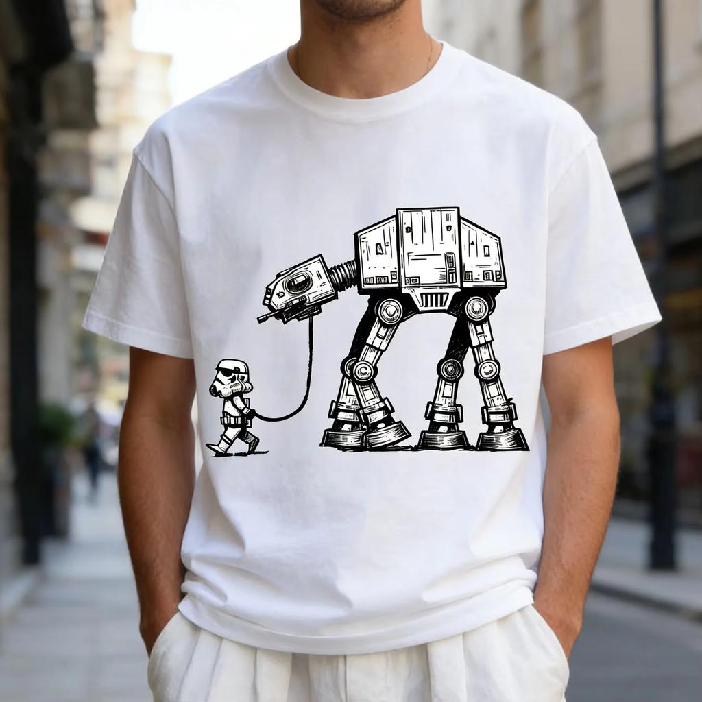 STAR WARS Official ATAT Walker Vintage Star Wars Unisexs Womens Tshirts Tee Tops Unisex Women Adult Parent Child T Shirts