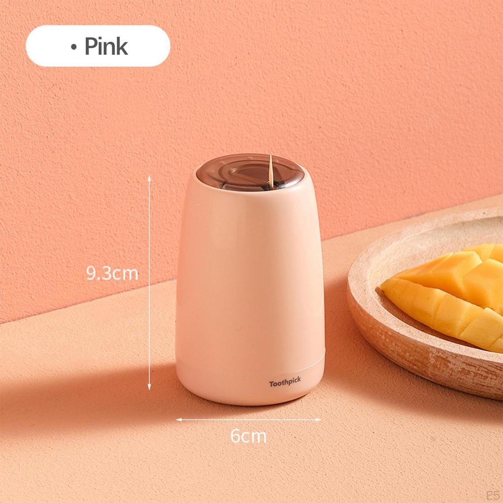Toothpick Storage Box Container Kitchen Gadgets Creative Hand Press Dispenser