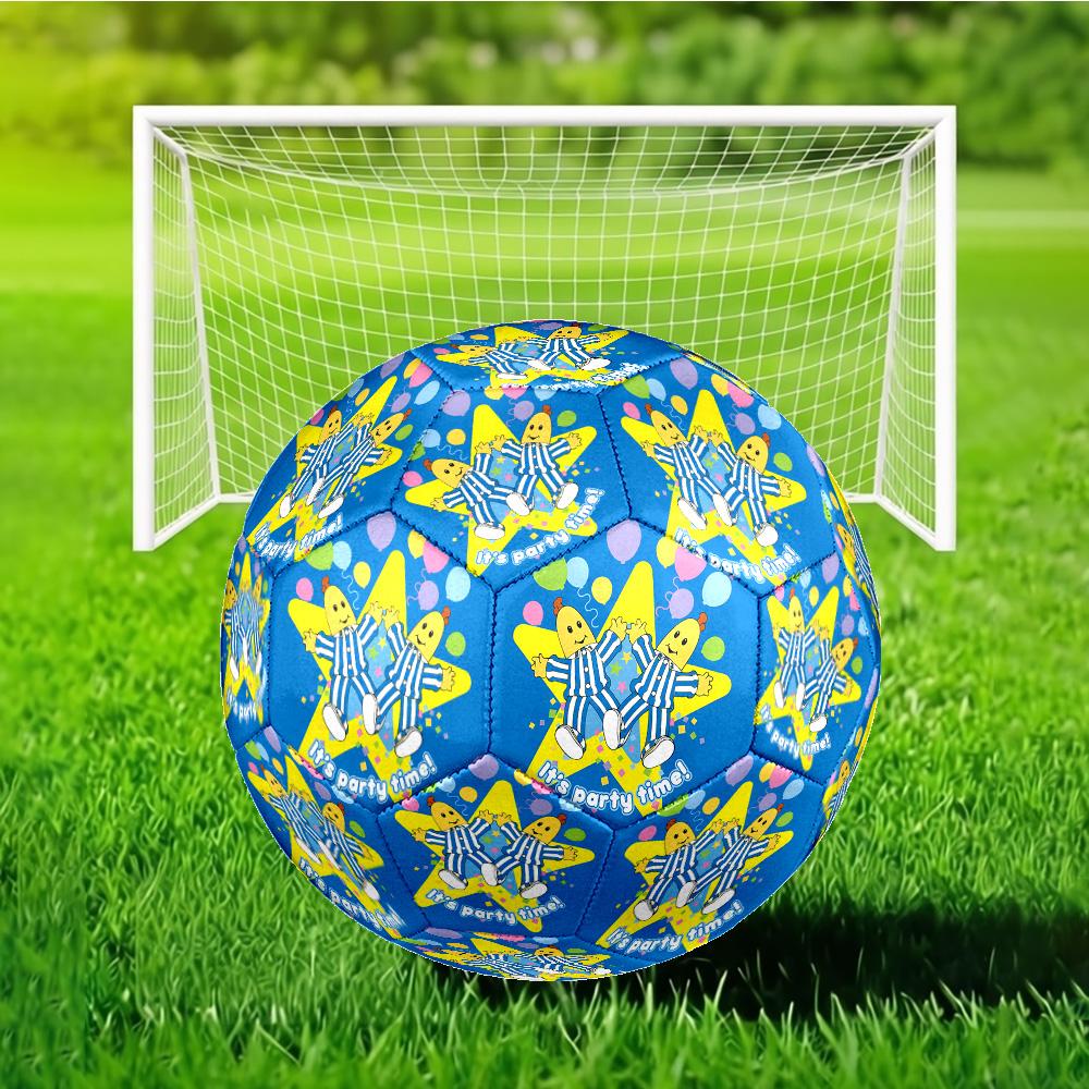 Bananas In Pyjamas Classic Soccer Ball Size 5 Soccer Ball, Machine-stitched, Durable, Suitable for Training and Matches Fan Gift