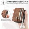 Galaxy Z Flip 6 Wallet Phone Case with Removable Card Holder for Samsung Z Flip 5 4 3 Flip5 Flip4 Flip3 5G PU Leather Cover