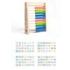 Learning Math Wooden Tool For Kids With Ten Level Counting Activities Arithmetic