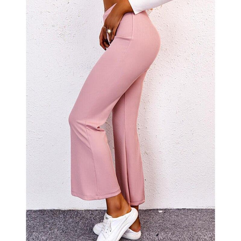 High Waist Casual Pants 2023 Summer Loose Sports Pants Women Spring Trousers Streetwear Fashion Solid Long Pants Pantalon 24965