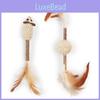Chewable Cat Toy With Feather Mouse And Ball For Indoor Play