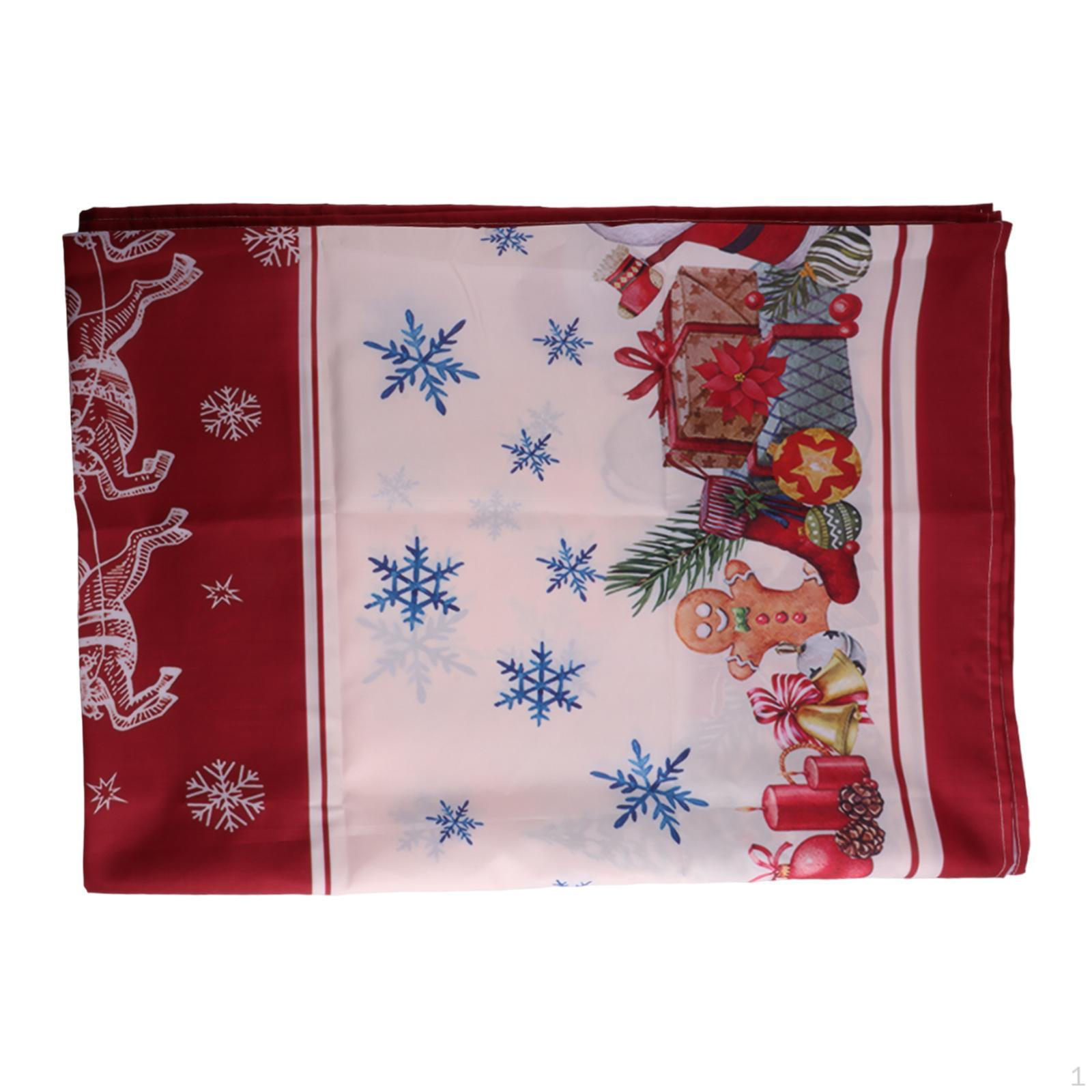 

Рождественская скатерть кухонная скатерть водонепроницаемый чехол в стиле бохо протектор для вечеринки 140cmx200cm