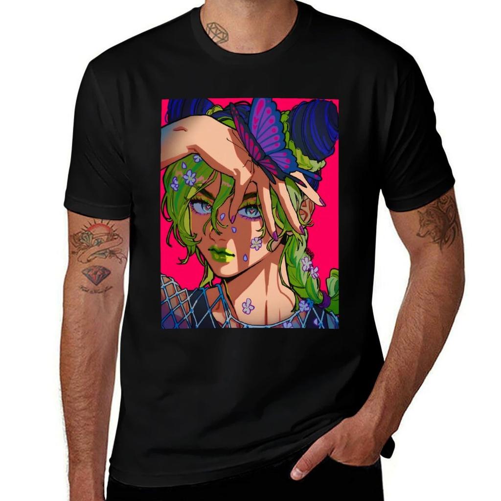 Jolyne Cujoh T-Shirt Schnelltrocknendes Sport-Kurzarm-T-Shirt