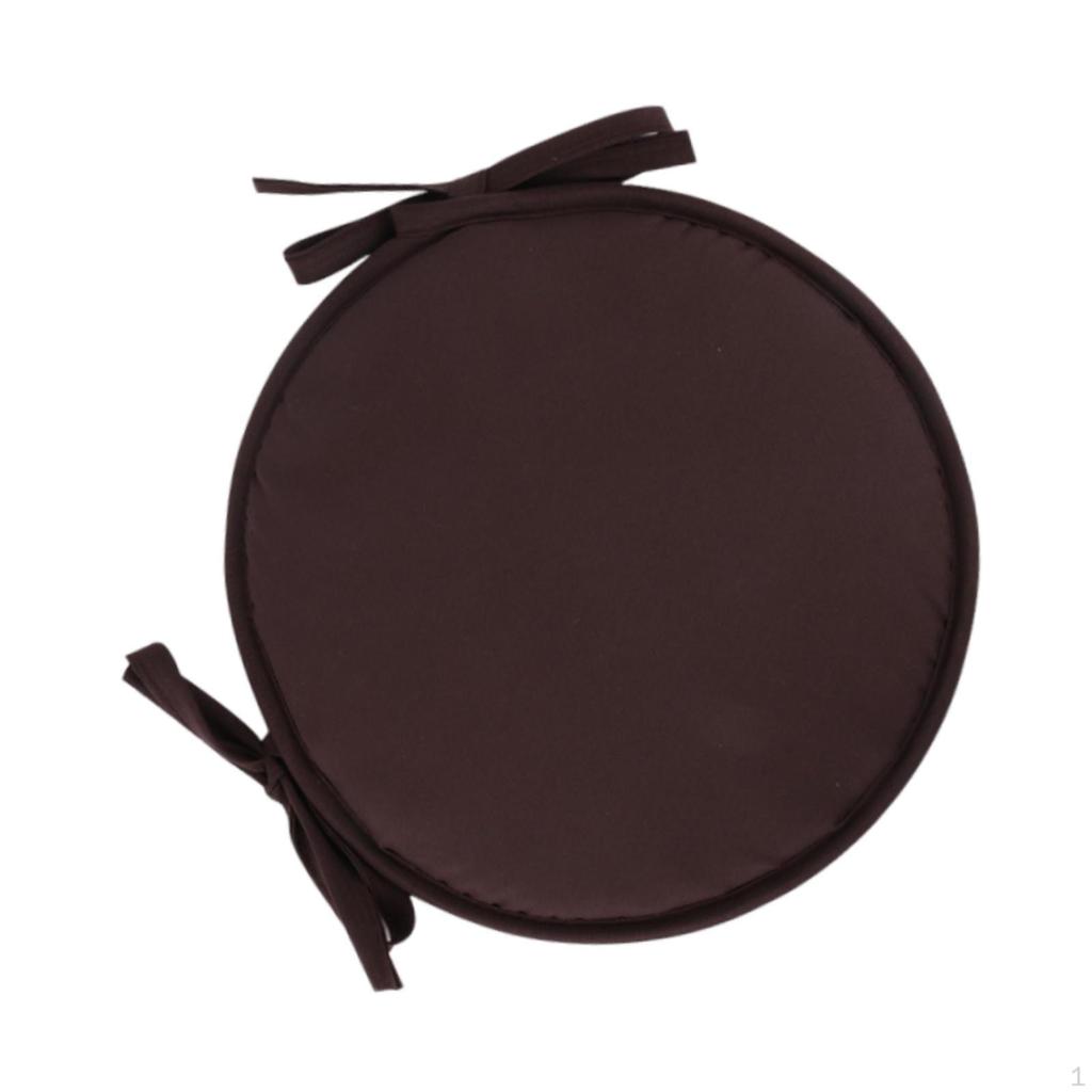 Round Chair Cushion Pad Birthday Gift Minimalist Seat with Ties for Home Decor Garden