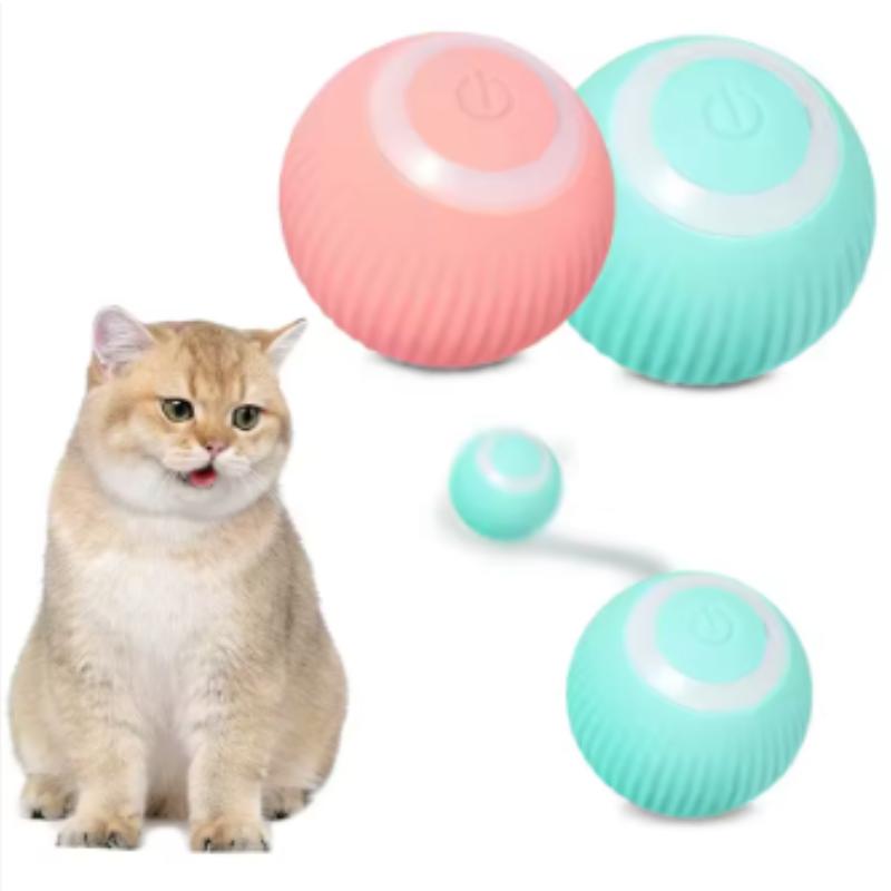 Automatic Rolling Ball Smart Cat Toy Electric Interactive Self-Moving Ball for Cats Training And Indoor Play Kitten Toy