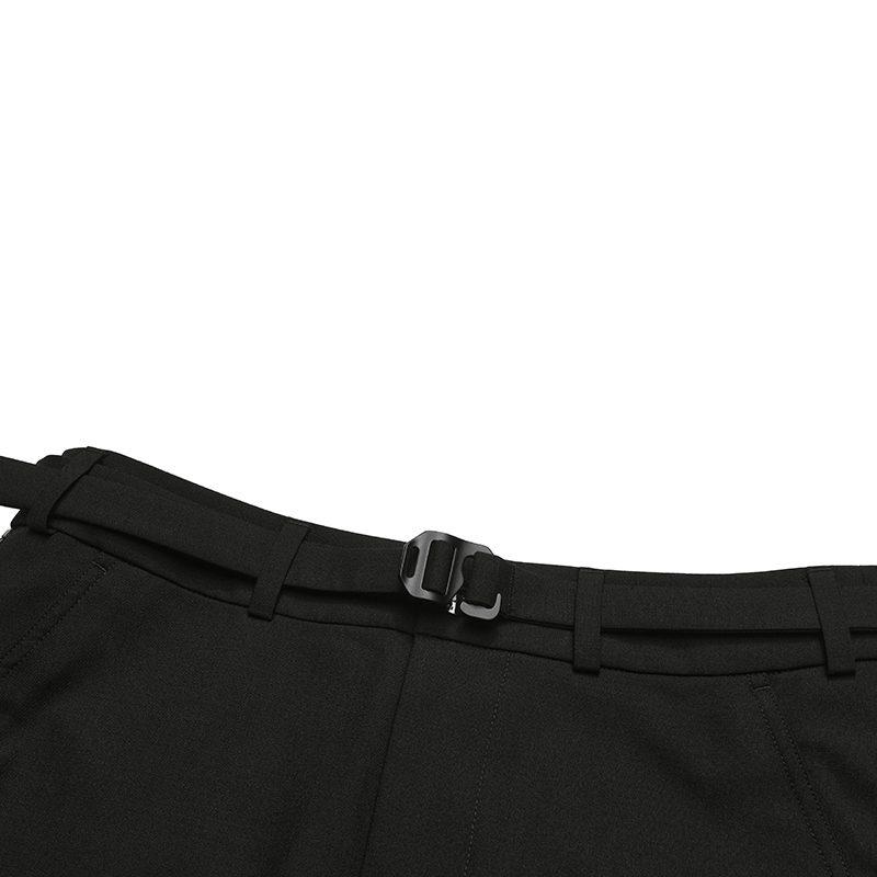 Fila Casual Long Skirts Women's Pitch Black Moderate A Line Skirt A11W548302FBK