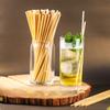 100pcs 20cm Natural Wheat Straw Reusable Drinking Straws 100% Natural Biodegradable Straws Environmentally Friendly Barware
