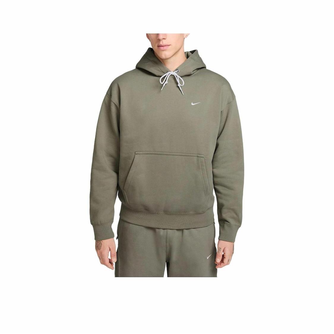 Nike Solid Color Fleece Pullover Long Sleeve Sweatshirt for Men in  Army Green S