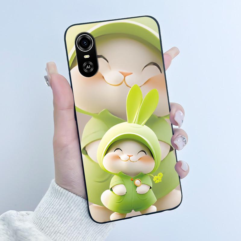 For ZTE Blade A31 Plus / BladeA31 Case Matte Black Aesthetic Luxury Cute Cool Boys Girls Pattern Casing Soft Silicone Back Cover