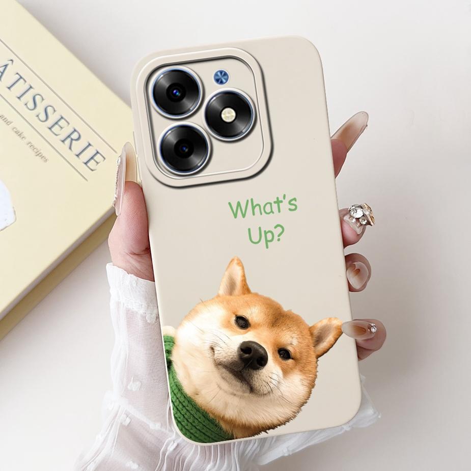 For Tecno Spark 20C Case Spark20 Pro KJ6 Cute Animals Carton Cover Soft TPU Phone Case For Tecno Spark 20 Pro Plus Spark20 Shell
