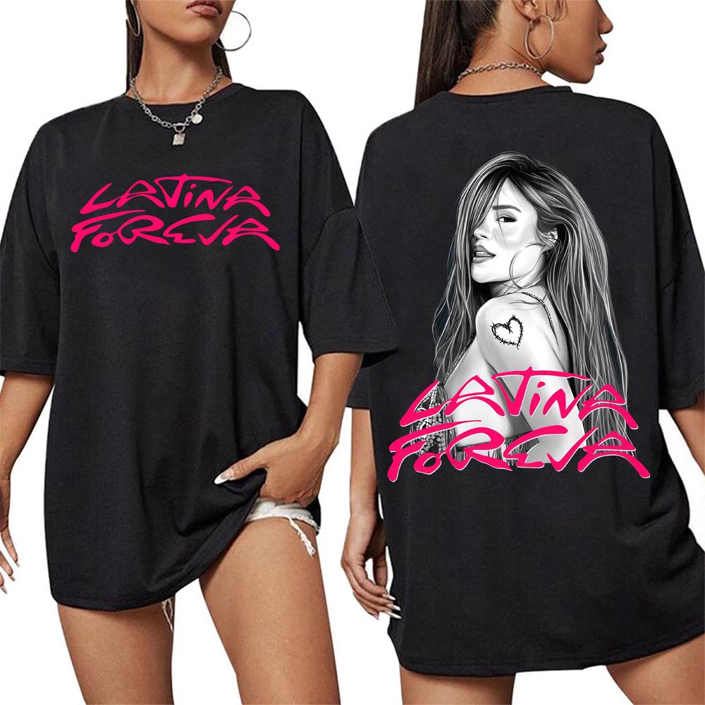 Karol G Tropicoqueta 2025 New Album Tshirts Unisex Women Clothing Hip Hop High Street Tshirt Summer Tops Cozy Short Sleeve T Shirt