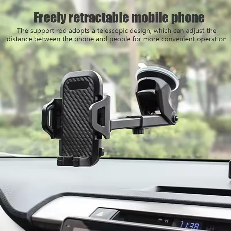 NEW Universal Suction Car Phone Holder 161° Windshield Dashboard Mobile Cell Support Bracket For iPhone Samsung Xiaomi Huawei