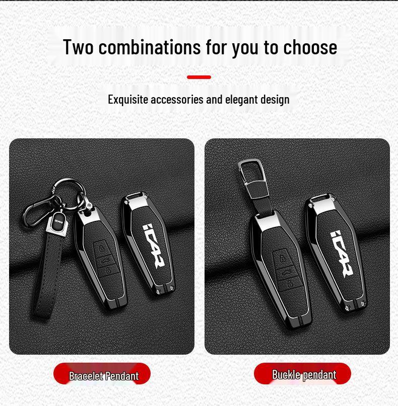 Chery ICAR J5 Premium Alloy Key Fob Case for Men & Women