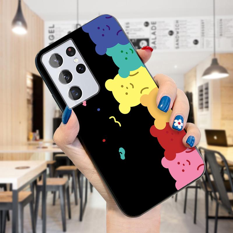 Roztomilé kreslené zvířecí pouzdro na telefon Krásný designový obal se zvířecím vzorem
